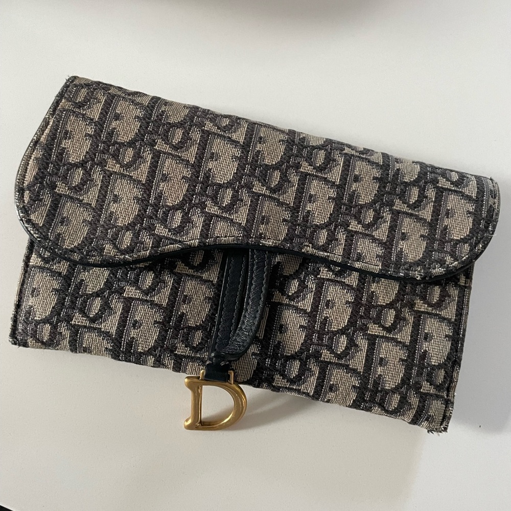 DIOR LONG SADDLE WALLET